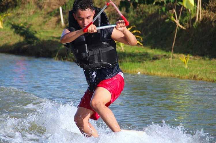 Wakeboarding in Danasan Eco Park Cebu